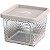 Pote Para Alimentos Transparente Prisma 430 ml Com Tampa - Imagem 1