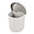 Lixeira de Pia Com Tampa Flip 2,5 Litros Bege 13x16x20 Cm - Imagem 2