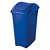 Lixeira Seletiva Azul Res. Papel 40 Litros Tampa Basculante - Imagem 1