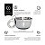 Tigela Bowl Aço Inox Com Base Silicone Ventosa 21cm 2,2 Lts - Imagem 3
