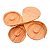 Bordeador De Taças E Copos Em Bambu Para Drink Com 3 Bases - Imagem 1