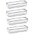 Kit 4 Potes Organizadores Multiuso Gavetas Modular Acrimet - Imagem 1