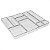 Kit 10 Potes Organizadores Multiuso Gavetas Modular Acrimet - Imagem 1