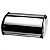 Porta Pão Inox Line Organizador P/ Pães e Biscoitos 35x24cm - Imagem 1