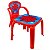 Cadeira Infantil Plástica Vermelha Teia Aranha 34x51x27cm - Imagem 2