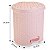 Lixeira Cesto Com Pedal e Tampa Rattan 6 Litros Rosa 25,5Cm - Imagem 2