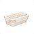 Marmita Hermética com talheres de bambu e PP off white 1,1L - Imagem 1