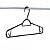 Conjunto Cabides Pendura Mais Preto 40 cm Com 6 Unidades - Imagem 2