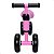 Bicicleta De Equilíbrio Andador Infantil Bike Sem Pedal Cor Rosa - Imagem 3