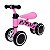 Bicicleta De Equilíbrio Andador Infantil Bike Sem Pedal Cor Rosa - Imagem 1