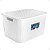 Caixa Organizadora Multiuso Empilhavel Rattan Cor Branco 70L - Imagem 3