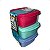 Kit Potes Quadrado Coloratto P/ mantimentos C/ 3 Peças 360ML - Imagem 1