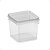 Pote Modular Organizador Para Mantimentos Transparente 800ML - Imagem 1