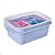 Marmita Hermética Com Compartimento 850 Ml - Stitch Cor Azul - Imagem 2
