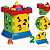 Castelinho de Brinquedo Educativo P/ Montar Letras e Números - Imagem 1