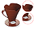 Coador Porta Filtro Suporte para Café Suporte para garrafa - Imagem 1