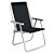 Cadeira De Praia Conforto De Aluminio Preta Sannet Mor - Imagem 1