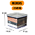 Pote Hermético Lumini 3040 ML Quadrado Cristal BPA Free - Imagem 2