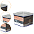 Pote Hermético Lumini 3040 ML Quadrado Cristal BPA Free - Imagem 1