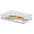 Bandeja Organizadora Luxxor 25x17x4,7cm Cristal Multiuso - Imagem 3