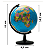 Globo Terrestre Giratorio Mesa Mapa Mundi Político Escolar - Imagem 3