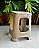 Banco Banqueta Resistente Rattan Banquinho Cor Nude - Imagem 5