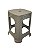 Banco Banqueta Resistente Rattan Banquinho Cor Nude - Imagem 2