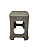 Banco Banqueta Resistente Rattan Banquinho Cor Nude - Imagem 4