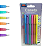 Kit 6 Canetas Esférica 1.0 Glossy 6 Cores Pastel KZ98168 - Imagem 1