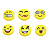 Borracha Escolar Amarela Fantasia Smile KZ3017 - Imagem 3
