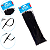 Abraçadeira Enforca gato 100 unidades  3.6 X 370MM Preto - Imagem 1