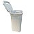 Cesto Rattan De Roupas Organizador Com Tampa Branco 50 Lts - Imagem 4