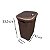 Cesto Rattan De Roupas Organizador C/ Tampa Cor Coffe 50 Lts - Imagem 4