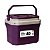 Caixa Térmica Com alça 40 Litros Praia Piscina Cor Roxo Wine - Imagem 2