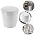Lixeira Branca Infinity 5l Redonda Lx350bcf Ou Banheiro Lava - Imagem 1