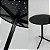 Mesa Bistrô Redonda Preta Minimalista 60cm Gourmet Preto - Imagem 4