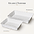 Kit Travessas Le Chef Brancas – 2 Peças 26x18x6,5cm e 34,4X26,4X6,6Cm - Imagem 1