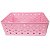 Kit 6 Cesto Multiuso Organizador Premium Rosa 123Organizei - Imagem 9