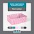 Kit 6 Cesto Multiuso Organizador Premium Rosa 123Organizei - Imagem 5