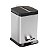 Lixeira Inox Quadrada 12L Com Pedal e Balde Removível - Imagem 4