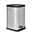 Lixeira Inox Quadrada 12L Com Pedal e Balde Removível - Imagem 3