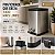 Lixeira Inox 6L Com Pedal Banheiro Cozinha Quadrada Mor - Imagem 1