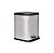 Lixeira Inox 6L Com Pedal Banheiro Cozinha Quadrada Mor - Imagem 4