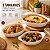 Kit 3 Travessas Assadeiras Ovais Opaline 1,4/1/0,6LTS Porcelana Branca - Imagem 4