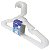 Kit 20 Cabides Infantil Transparente Reforçado 28x14 Trioplast - Imagem 2
