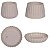 Vaso Cachepot Mor 25cm Branco Antigo Planta Prato Anti UV - Imagem 5