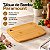 Tábua De Corte Bambu Paramount 20x15cm Cozinha Carne Legumes - Imagem 3