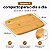 Tábua De Corte Bambu Paramount 20x15cm Cozinha Carne Legumes - Imagem 4