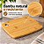 Tábua De Corte Bambu Paramount 20x15cm Cozinha Carne Legumes - Imagem 2