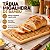 Tábua Migalheira Bambu Paramount Pão Bandeja Removível 35cm - Imagem 1